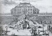 One of a series of eight etchings of Het Loo